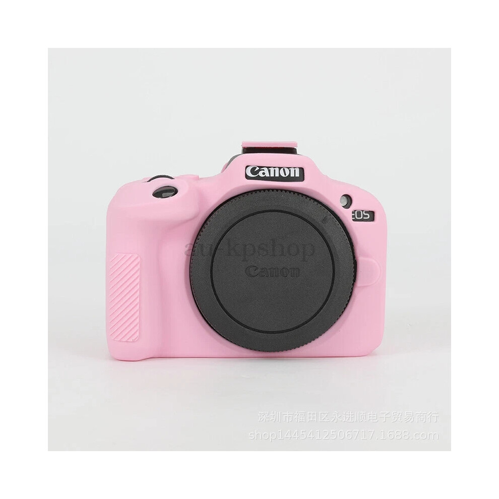 (Pink) Hot New - For Canon Eos R100 Silicone Case Portable Scratch Resistant Shockproof Cover Pink 6963793909049