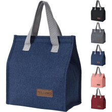 Sac à lunch, pour le bureau, le travail, l'école, la plage ou les voyages, 8,86 x 5,12 x 10,04 pouces
