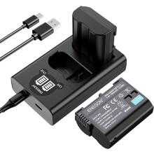 ENEGON EN-EL15C Battery 1900mAh and LCD Dual Charger Kit