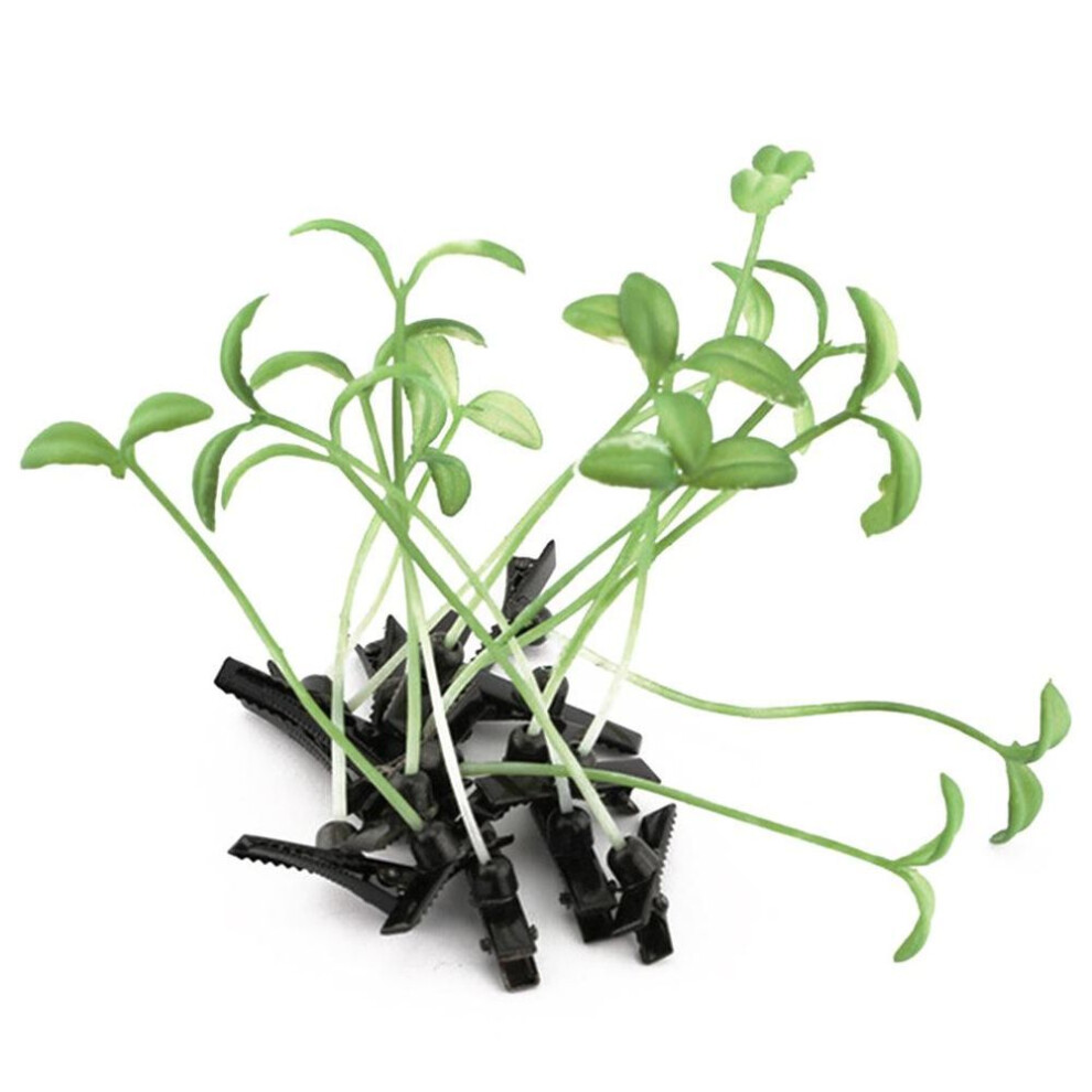 Bangs Duckbill Clip Plant Hair Grips Bean Sprout Hair Side Clips Funny Headwear Decorative Party Hair Barrettes