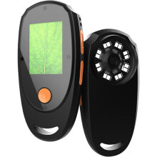 (Black) 500X Magnification Digital Microscope Camera with 2.0-inch Color Screen, 8 LED Lights, Ideal for Nature Enthusiasts, Educators, Students