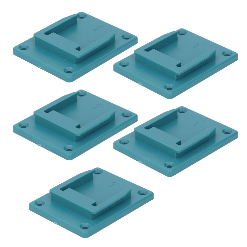 5 Set Tool Holder Dock Mount ABS Strong Stable 18V Lithium Battery Tool Storage Holder for Bosch Blue
