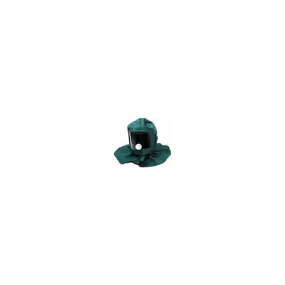 (As Show, One Size) Sandblasting Sandblaster Dustproof Windproof Protective Mask Helmet 4633503786513