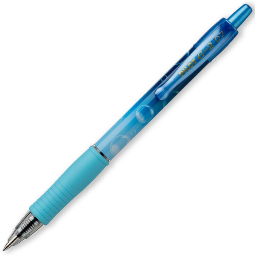 Pilot Pilot G207 Bubble Gel Ink Rollerball Pen - Blue Ink - Multi 4 Pack 1