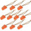(As show, One size) 10 Pieces Tactical Gear Strap Clip 3