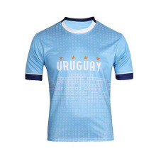 (XL, One size) Sportswear, football uniforms, short-sleeved jerseys, national team fans cheering T-shirts Uruguay