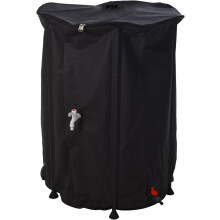 idooka 250L Collapsible Garden Water Butt + Tap Hose Connector