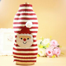 (X Small, One size) Pxcl Cat Sweater Christmas Santa Claus Pet Cat Winter Knitwear Warm Clothes--x Small