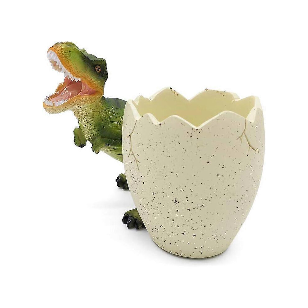 (As show, One size) Dinosaur Egg Pencil Holder T-Rex Desk Supplies Organizer Desktop Pen Cup-(Tyrannosaurus)-image-OPC-PHT9N6W-NEW