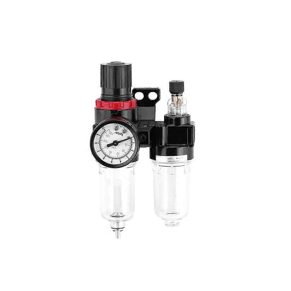 (As show, One size) Compressed Air Filter Compressor Pneumatic Regulator Lubricator Water-Oil Separator Water-Oil Separator for Oil-Water Separator(AF
