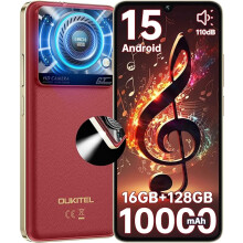 OUKITEL C60 10000mAh Large Battery Newest Android 15 Phone, 120LM Flashlight,16GB RAM+128GB ROM+1TB,6.88" HD+ Large Screen,4G Dual