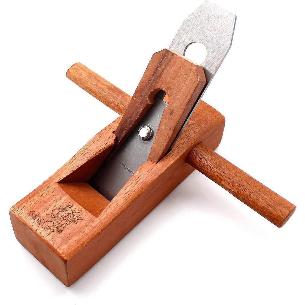 (As show, One size) Woodworking Plane, Manual Woodworking Planer, Long 185mm Carpenter Chamfer Tool, Bandsaw Blade Woodworking Planer Tool for Planing