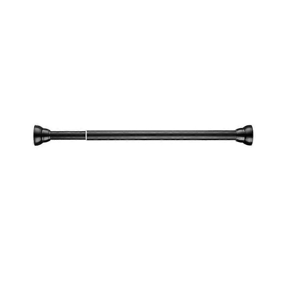(As show, One size) Drying Clothes Without Perforation, Shower Curtain Rod And Telescopic Bedroom Support Rod 50-80cm