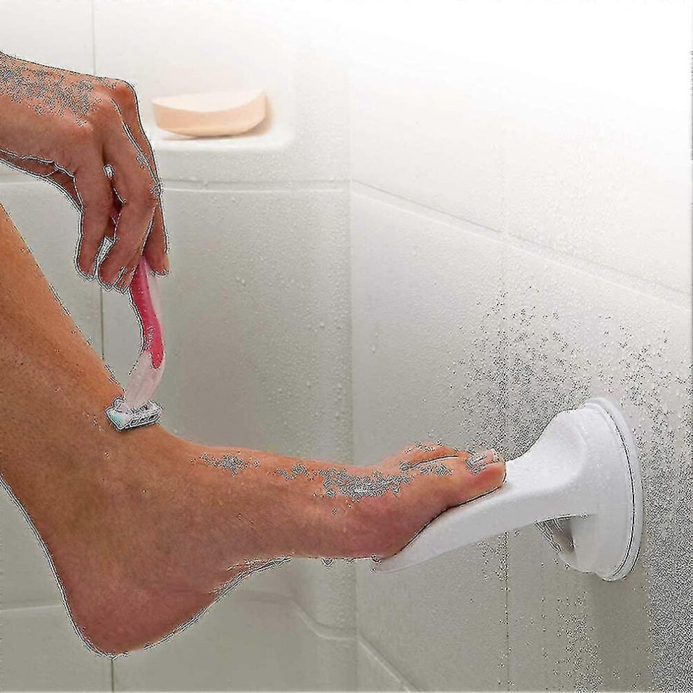 (As show, One size) Safe-er-grip Foot Rest,wall Mount Shower Foot Rest For Shaving Legs-bathroom Shower Labor Savin
