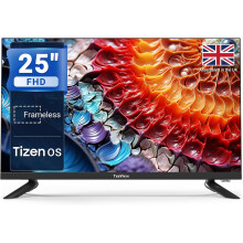 TeeView 25 inch Full HD/FHD 1080P Smart TV Tizen OS TV with Netflix Disney+ Gaming Hub Dolby Audio
