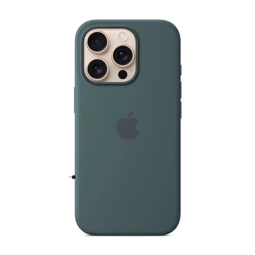 Liquid silicone case with MagSafe function for iPhone16(Lake Green)