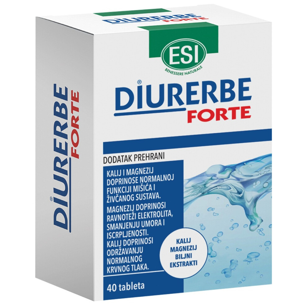 Alfa Herbal Esi Diurerbe Forte 40 Tablets Gold