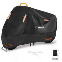 (3XL) gilt für Zontes Logo Motorradabdeckung, wasserdicht, für Outdoor-Scooter, UV-Schutz, Regenschutz
