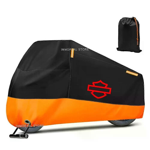 (S για 140-150cm-Πορτοκαλί-2) Ισχύει για Αδιάβροχο κάλυμμα μοτ