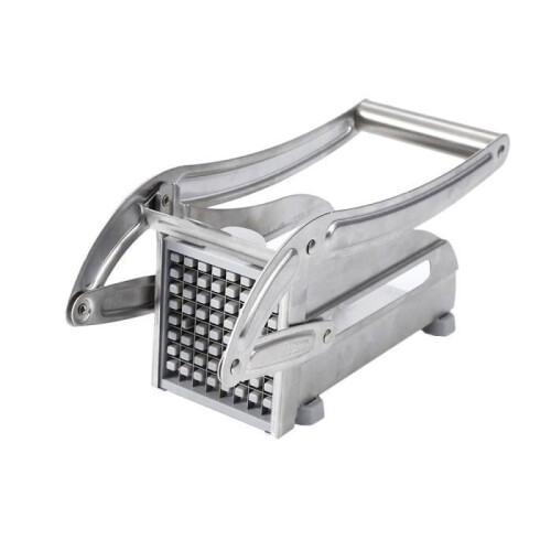 Coupe-frites en acier inoxydable - 2 grilles, avec lames de coupe interchangeables 1