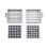 Coupe-frites en acier inoxydable - 2 grilles, avec lames de coupe interchangeables 4
