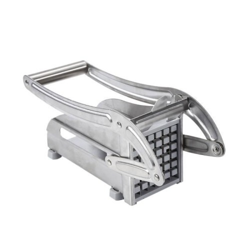 Coupe-frites en acier inoxydable - 2 grilles, avec lames de coupe interchangeables 2