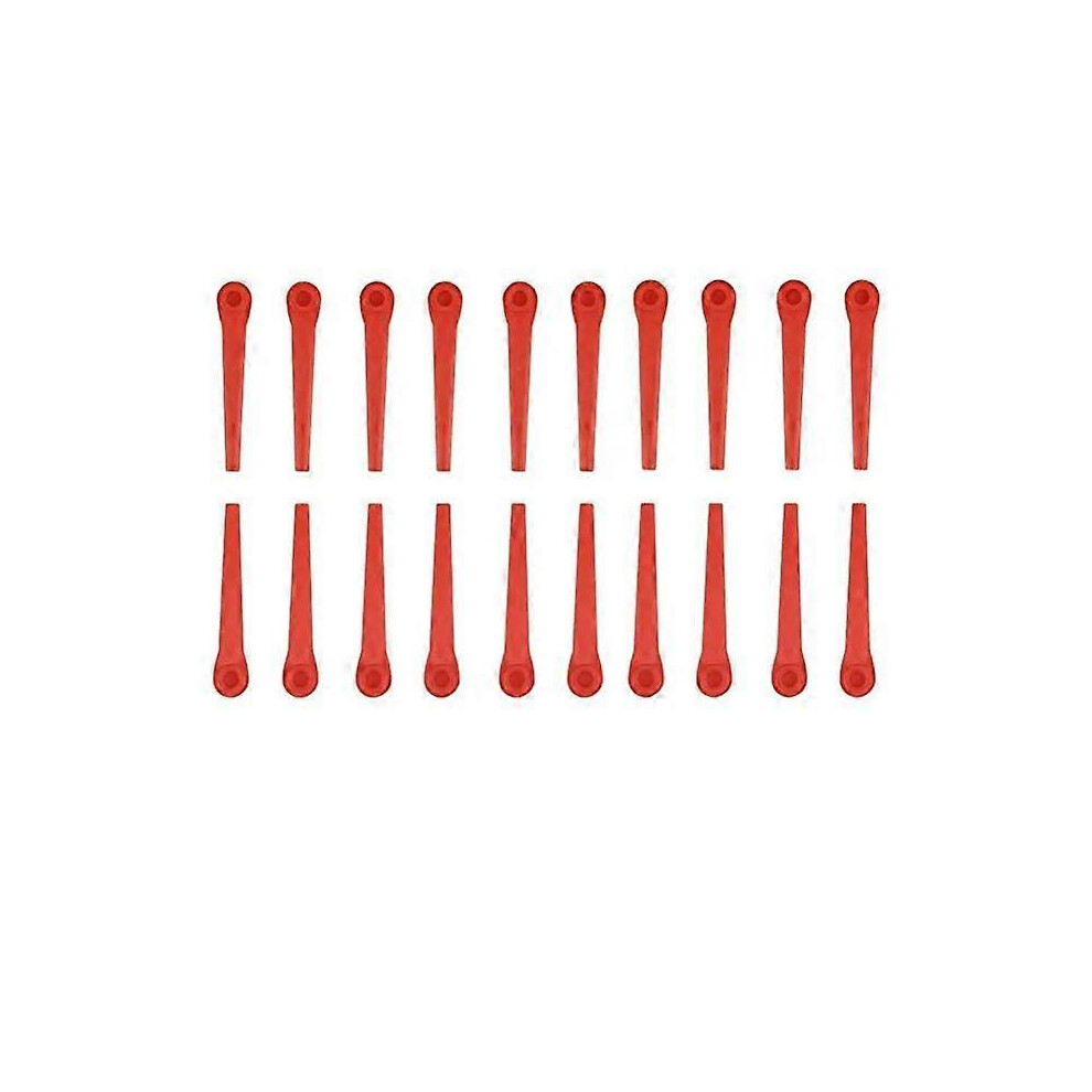 (As show, One size) Pack of 100 Plastic Blades Compatible with Gardena Edger, Replacement Blades for Gardena Edgers and Cordless Edgers.Plastic Blade