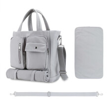 Sacs à dos à langer multifonctions avec matelas à langer et crochets pour poussette pour mamans et papas