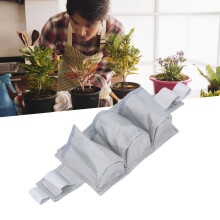 Cleaning Tool Waist Bag Waterproof Oxford Cloth Waist Pocket Cleaner Garden Craft Cleaning Tool Storage Pouch Gray