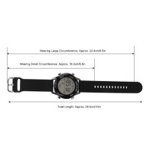 Outdoor Sportuhr Herren Silikon Digital Display