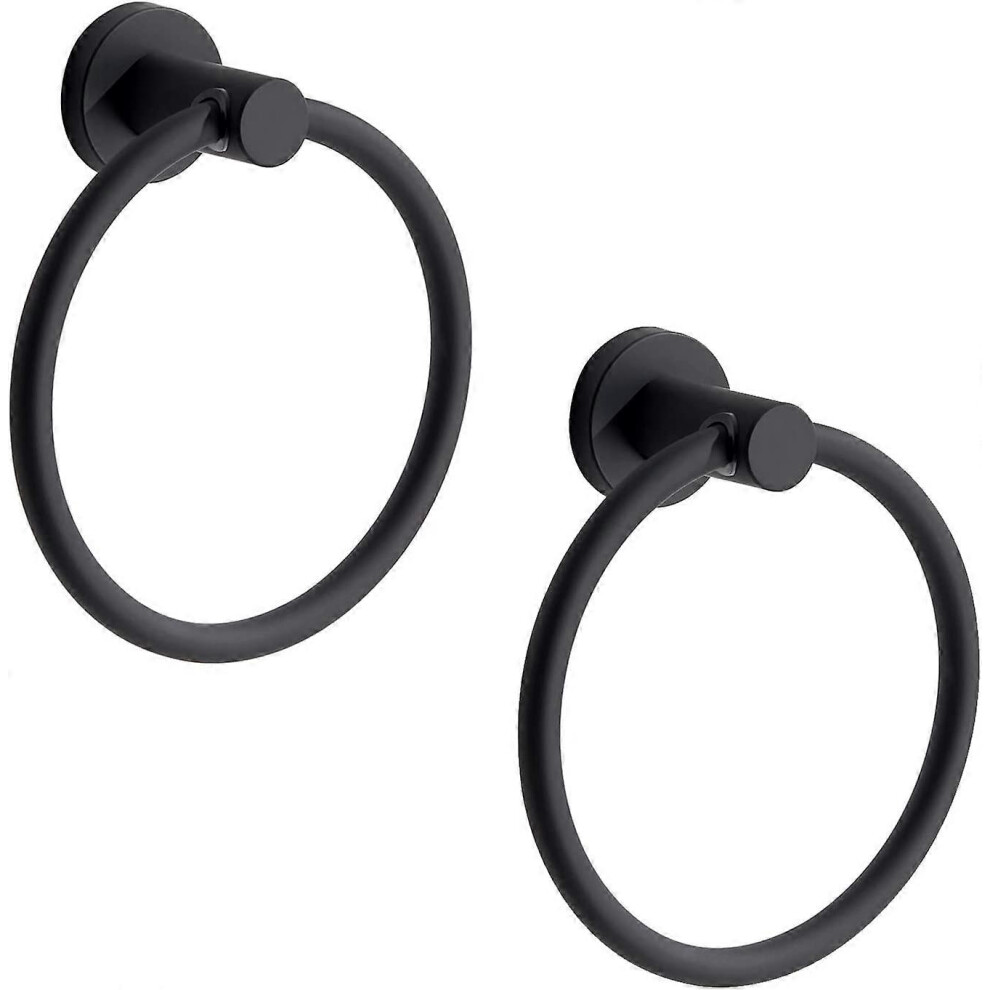 (As show, One size) 2 Pcs Anneau Porte-Serviette Porte Serviette Rond Auto-Adhsif Anneau Porte Serviette Porte-Serviettes Accessoires Salle de Bain,Sa