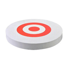 (As show, One size) Eva Foams Archery Arrows Target 3d Board Round Bow Practice Move Shooting Board(1piece, White)