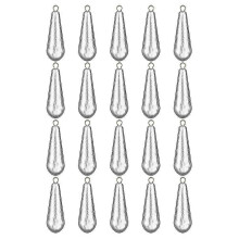 (As show, One size) 20pcs Fishing Baits Fishing Sinker Fishing Supplies Fishing Special Lead Weights