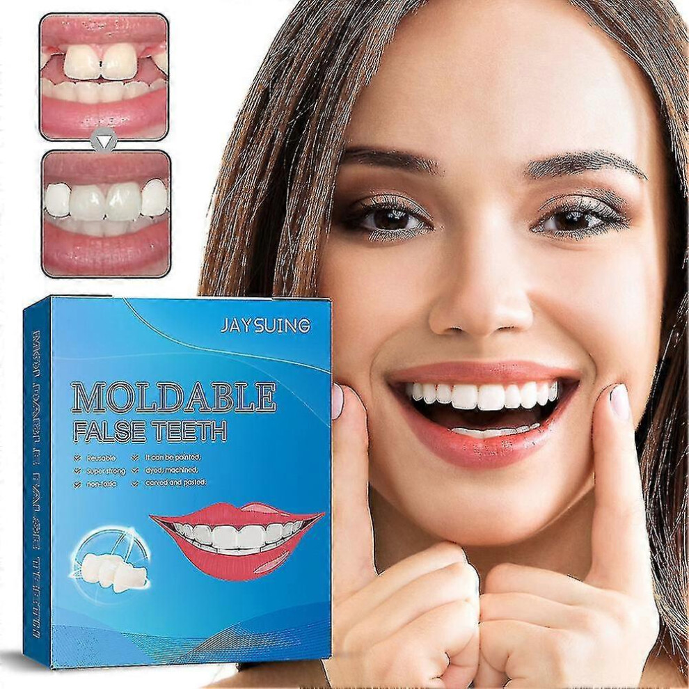 Kikidex (As Show, One Size) Moldable Tooth Filling False Teeth Temporary Repair Kit Solid Glue Denture For Missing Broken