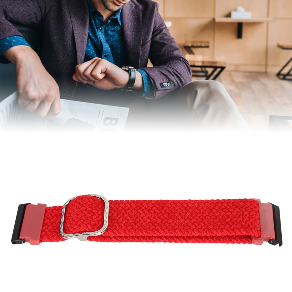 Nylon Watchband Adjustable Replacement Band Sport Breathable Strap For Spartan For Suunto7 Red 8741318806602