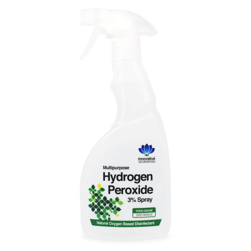 Pure Food Grade 3% Hydrogen Peroxide Spray 500ml – Multipurpose, Odourless, Non-Toxic, Biodegradable & Vegan Safe
