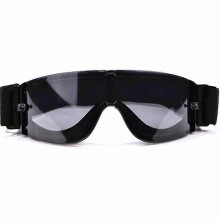 (As show, One size) Military Glasses Field Explosion Proof Shock Resistant Cs Tactical Glasses Motorcycle Goggles, 1 Piece Black