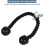 (As show, One size) Tricep Rope Cable Attachment, Bicep Pull Down Cable, Heavy Duty Nylon Tricep Push Pull Down Rope Cord For Multi Gym Cable Machine Attachment1pcsblack 3