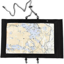 (As show, One size) Luiwoon Map Case, Waterproof Military Hiking Map Pouch Holder With Clear Window & Lanyard