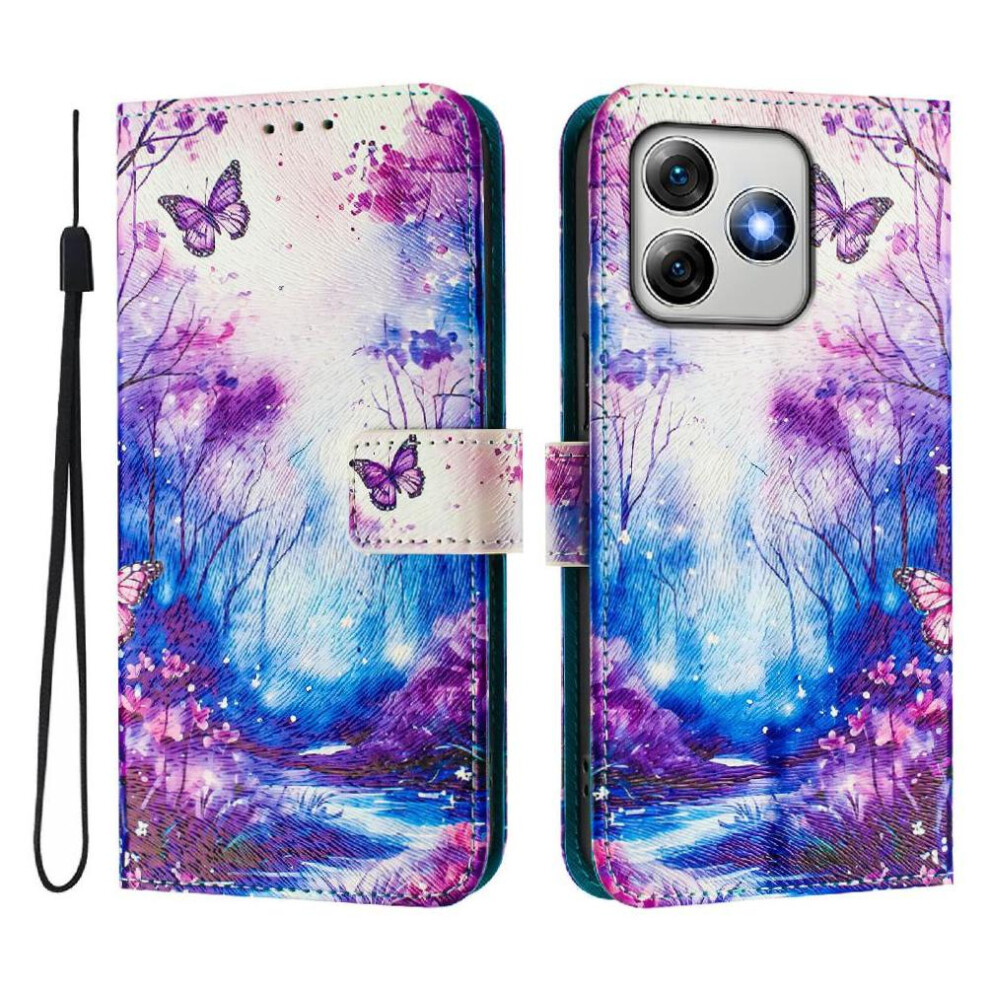 (C3 ) Compatible With Ulefone Note 18 Ultra Case With Credit Slot Wallet Pattern Flip Cover Pu Leather 764563786879