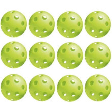 (As show, One size) 26 Hole Hard Plastic 72mm Pickle Ball Practice Baseball Weifu Floor Ball Pe One-piece Hole