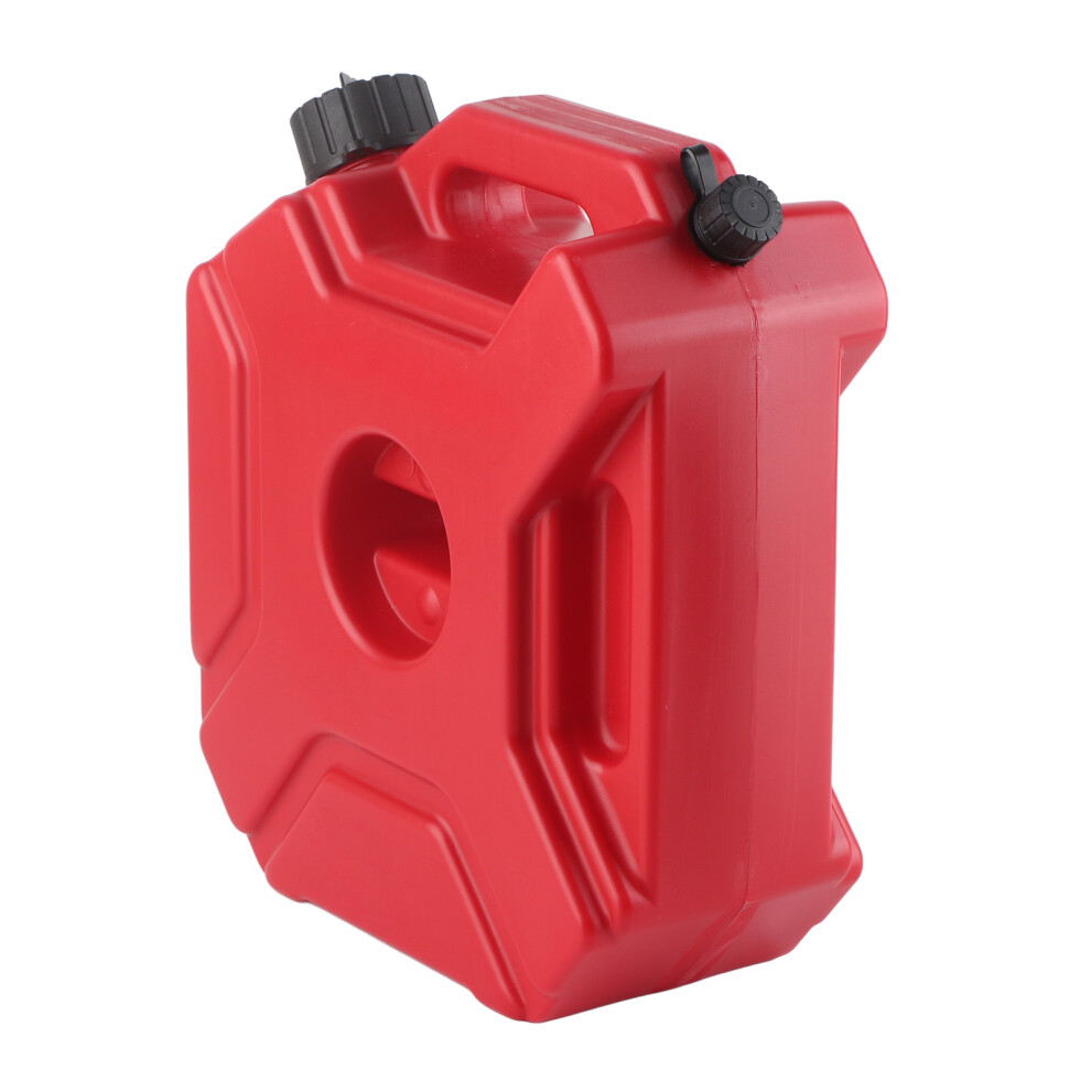 5L 1.3 Gallons Fuel Oil Tank Large Capacity Portable Gas Petrol Container For Cars Motorcycles Utv Atv Off Road Vehicles Without Bracke Red 4991318812569