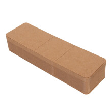 200pcs Kraft Bookmark Sleeves Blank Stable Support Portable DIY Bookmark Holder for Party Decoration