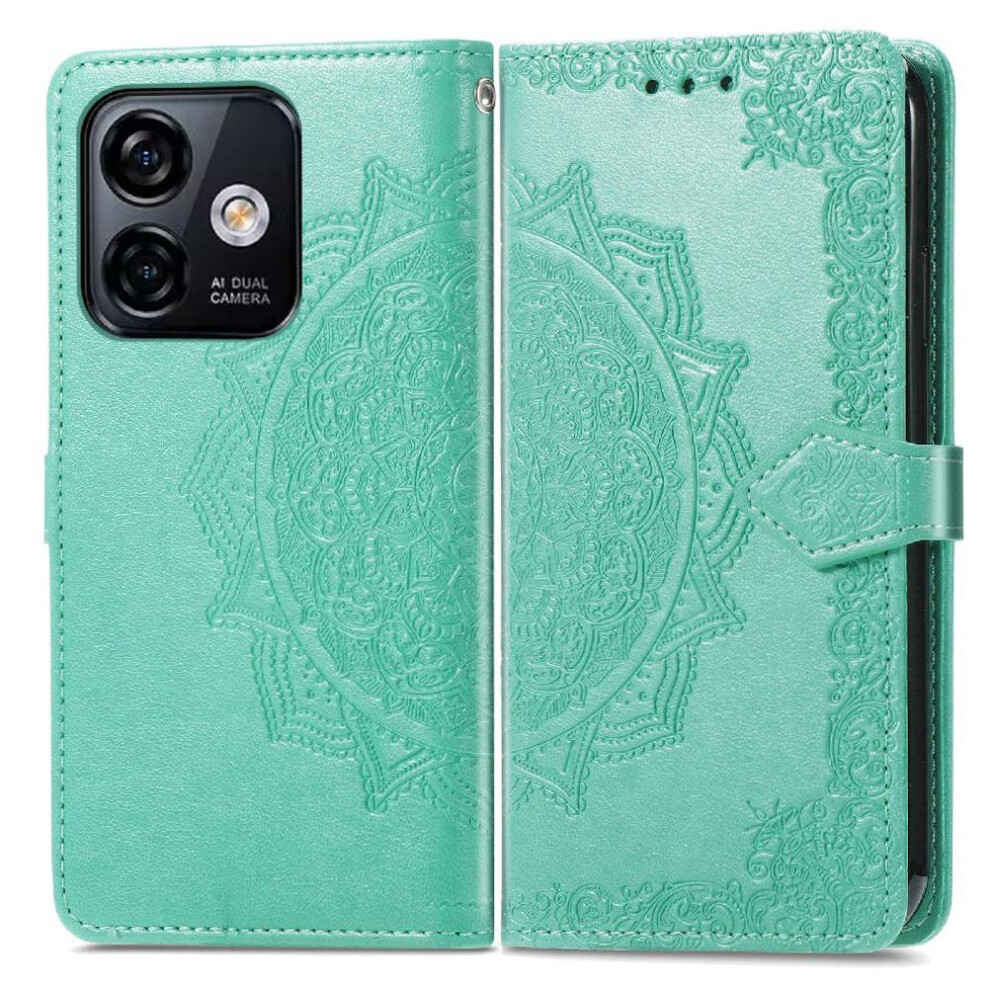 (Green) Flip Case For Ulefone Note 18 Ultra Simple Business Leather Case Shockproof Exquisite Pattern Flip Cover Green 764563787098