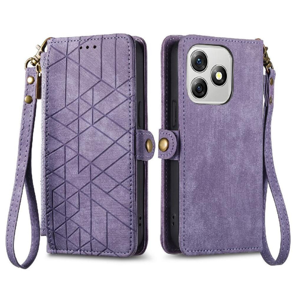 (Purple) Flip Case For Ulefone Note 18 Ultra Flip Cover Simple Business Shockproof Wallet Leather Case Purple 764563787210