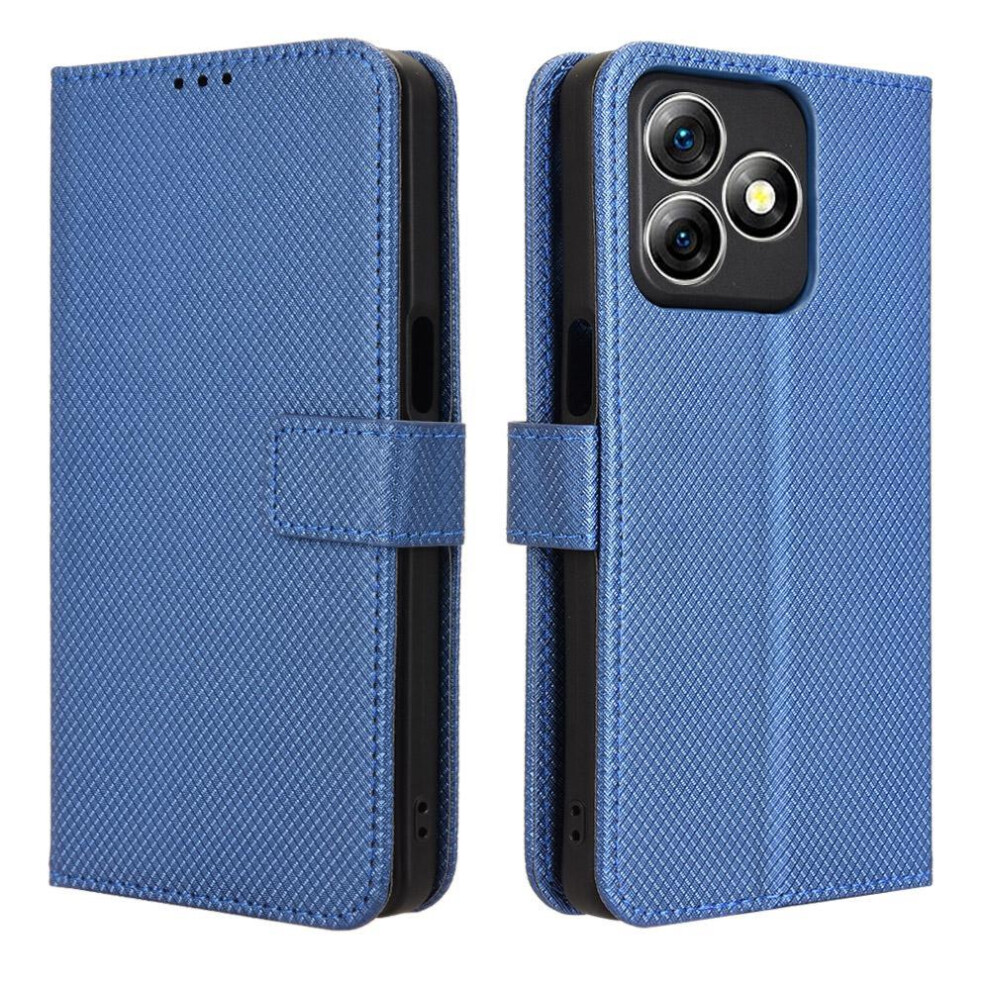 (Blue) Case For Ulefone Note 18 Ultra Kickstand Magnetic Wallet Card Holder Cover Blue 764563787463