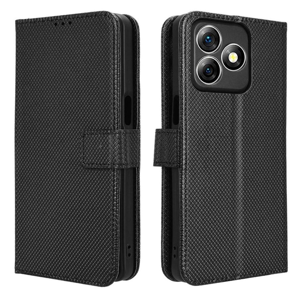 (Black) Case For Ulefone Note 18 Ultra Kickstand Magnetic Wallet Card Holder Cover Black 764563787494