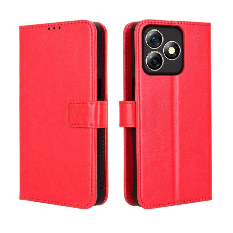 (Red) Case For Ulefone Note 18 Ultra Wallet Card Holder Magnetic Flip Cover Red 764563787524