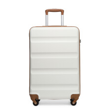 (19, cream) 19+24+28inch Hard Shell ABS Suitcase Cabin Hand 4 Wheels Luggage