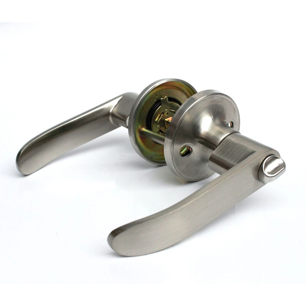 Home Entry Lever Three-Handle Door Lock Set Bathroom Entrance Passage 42150824